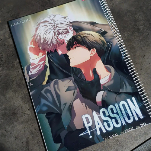 دفتر خط دار مانهوای پشن passion